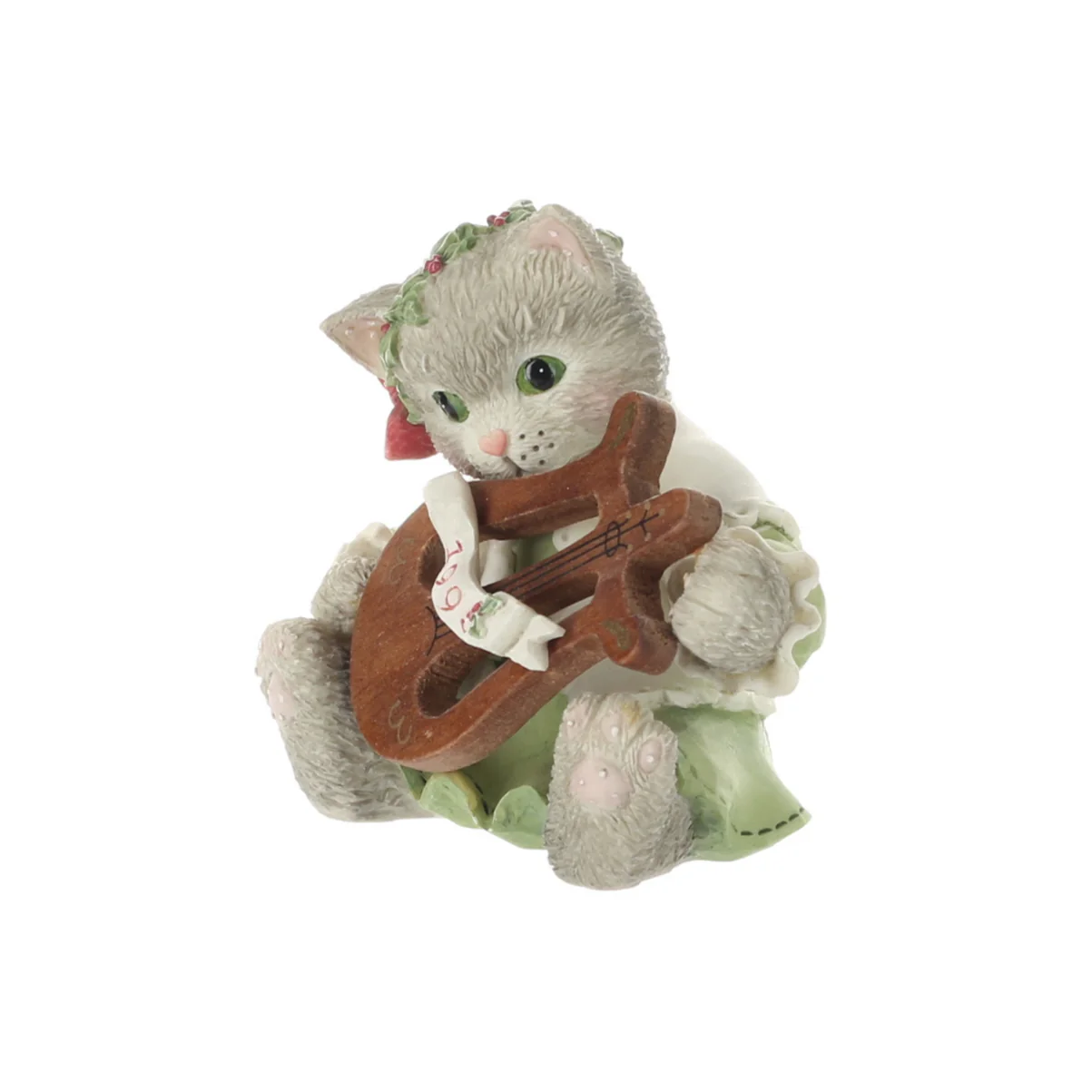 Calico Kittens Vintage 1995 Resin Figurine The First Noel 144606 - Image 2