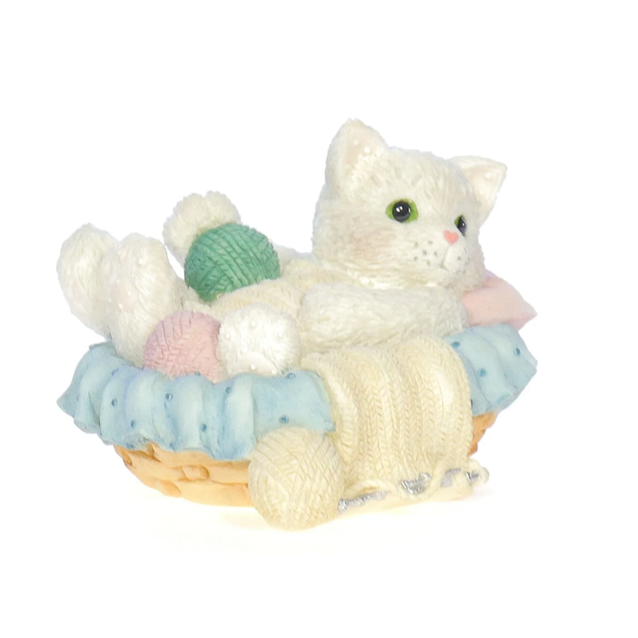 Calico Kittens Vintage 1994 Resin Figurine Sweet Dreams 112461 - Image 8