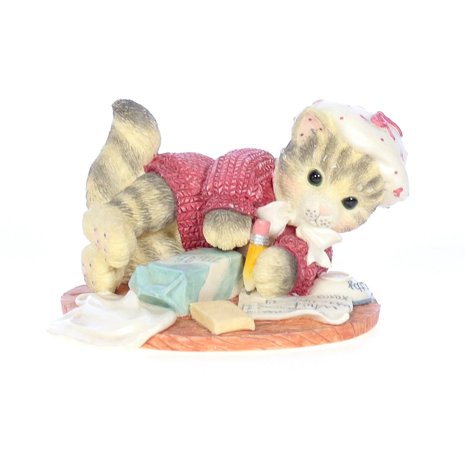 Calico Kittens Vintage 1997 Resin Figurine Whisk-er Were Here 295434