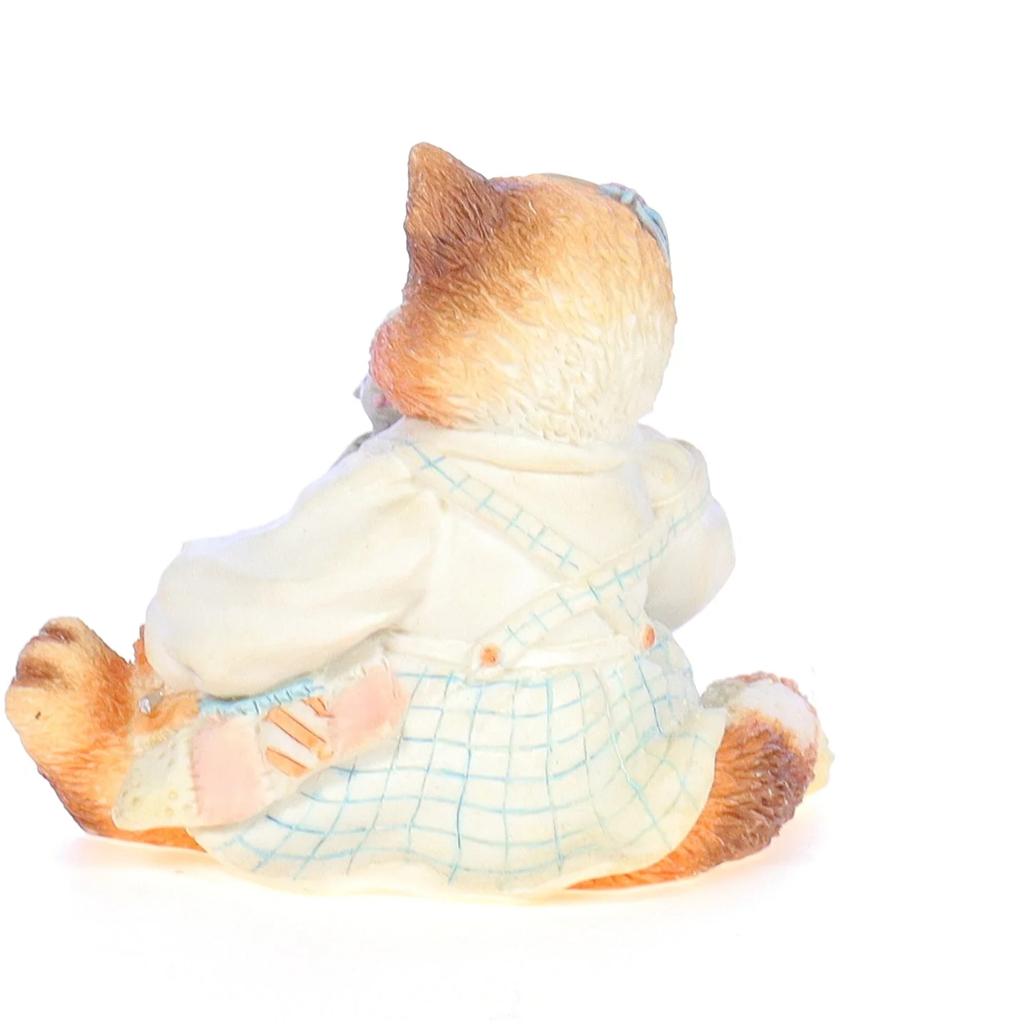 Calico Kittens Vintage 1994 Resin Figurine Your Patchwork Charm Shows Through - Image 4