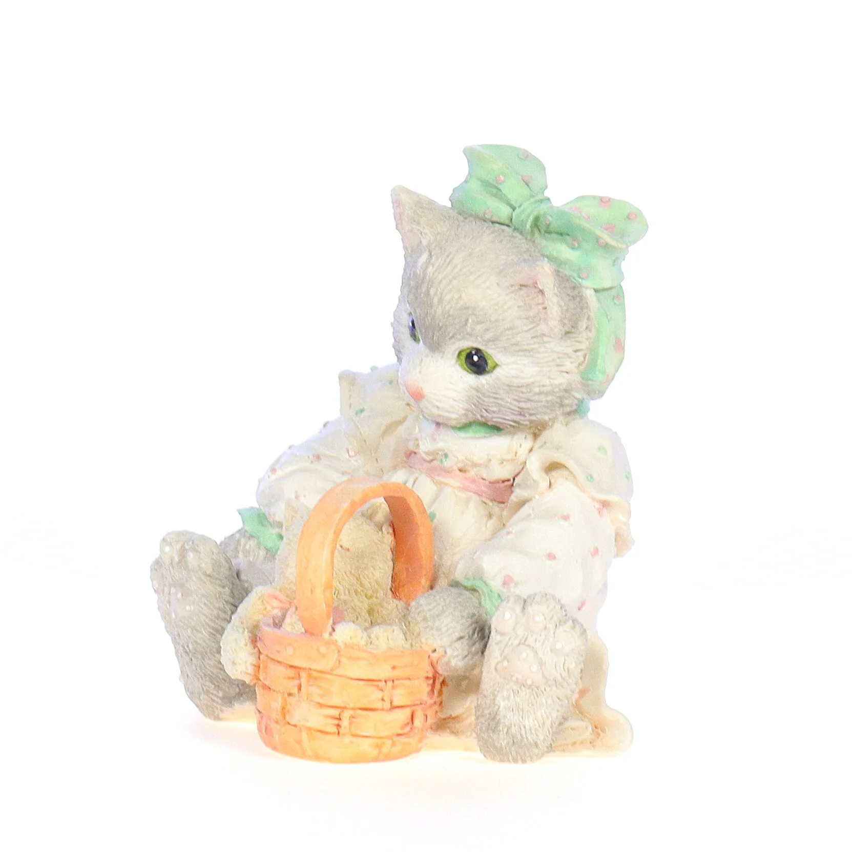 Calico Kittens Vintage 1992 Resin Figurine You're A Friend Fur-Ever 628018 - Image 2
