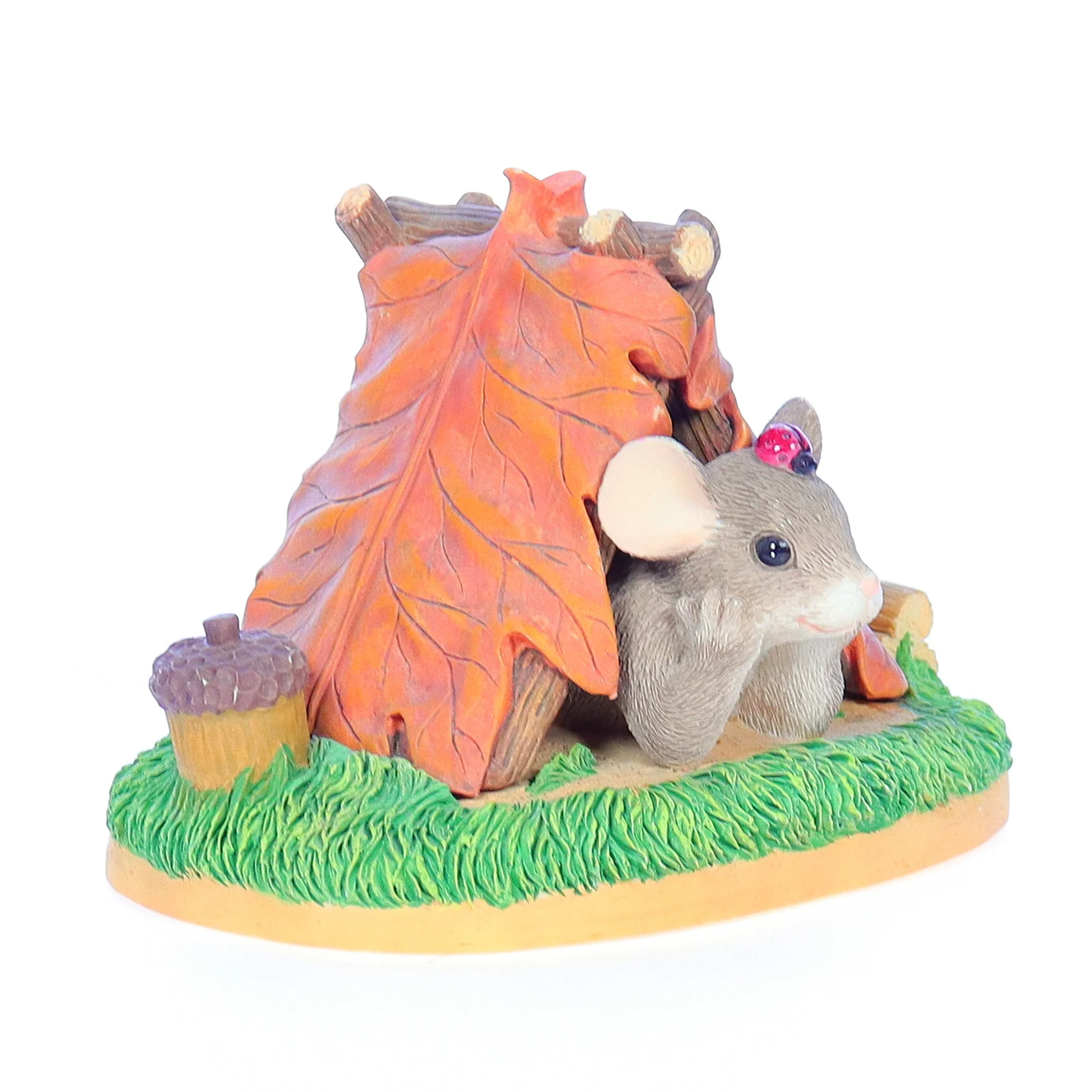 Charming Tails Vintage Resin Fall Figurine 83/703 Camping Out 2.75" - Image 8