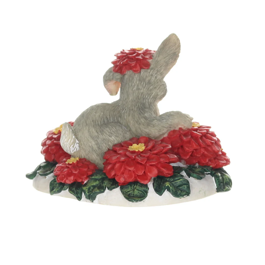 Charming Tails Fitz & Floyd Resin Figurine in Box Christmas 87426 3" - Image 6