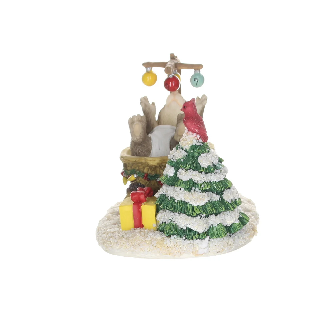 Charming Tails Fitz & Floyd Resin Figurine in Box Christmas 87/705 1997 3" - Image 7