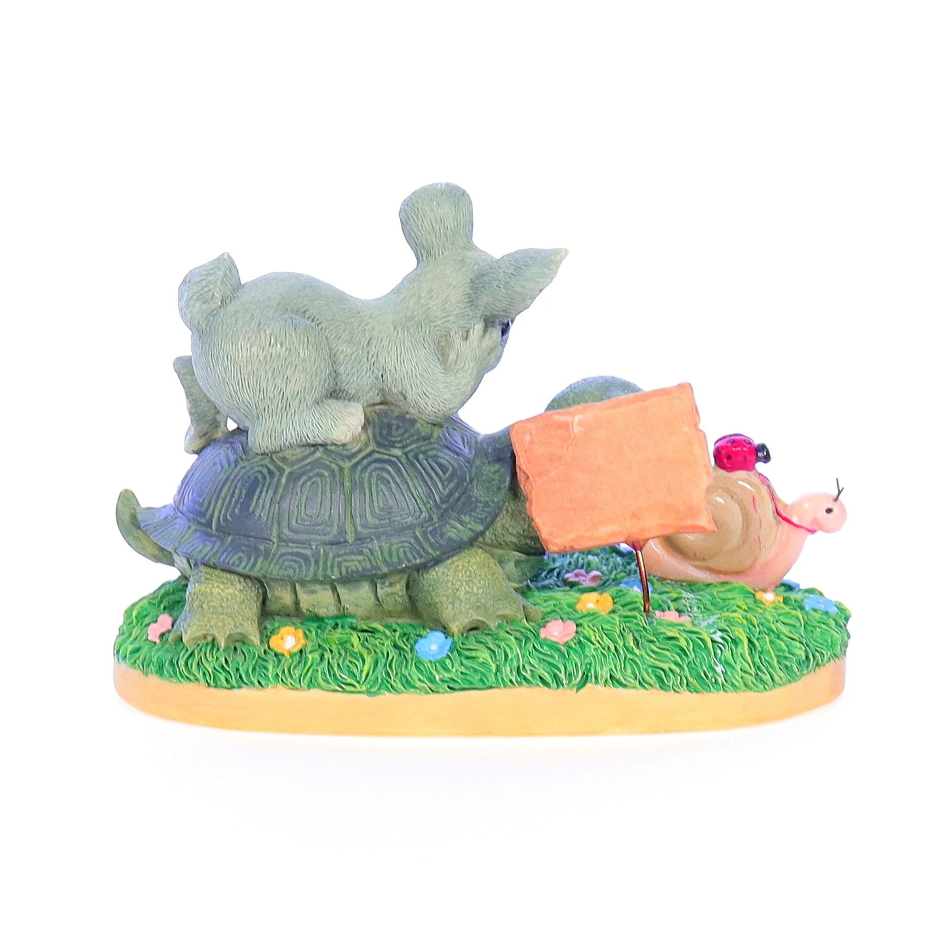 Charming Tails Vintage Resin Figurine 89/716 Steady Wins The Race 2.75" - Image 5