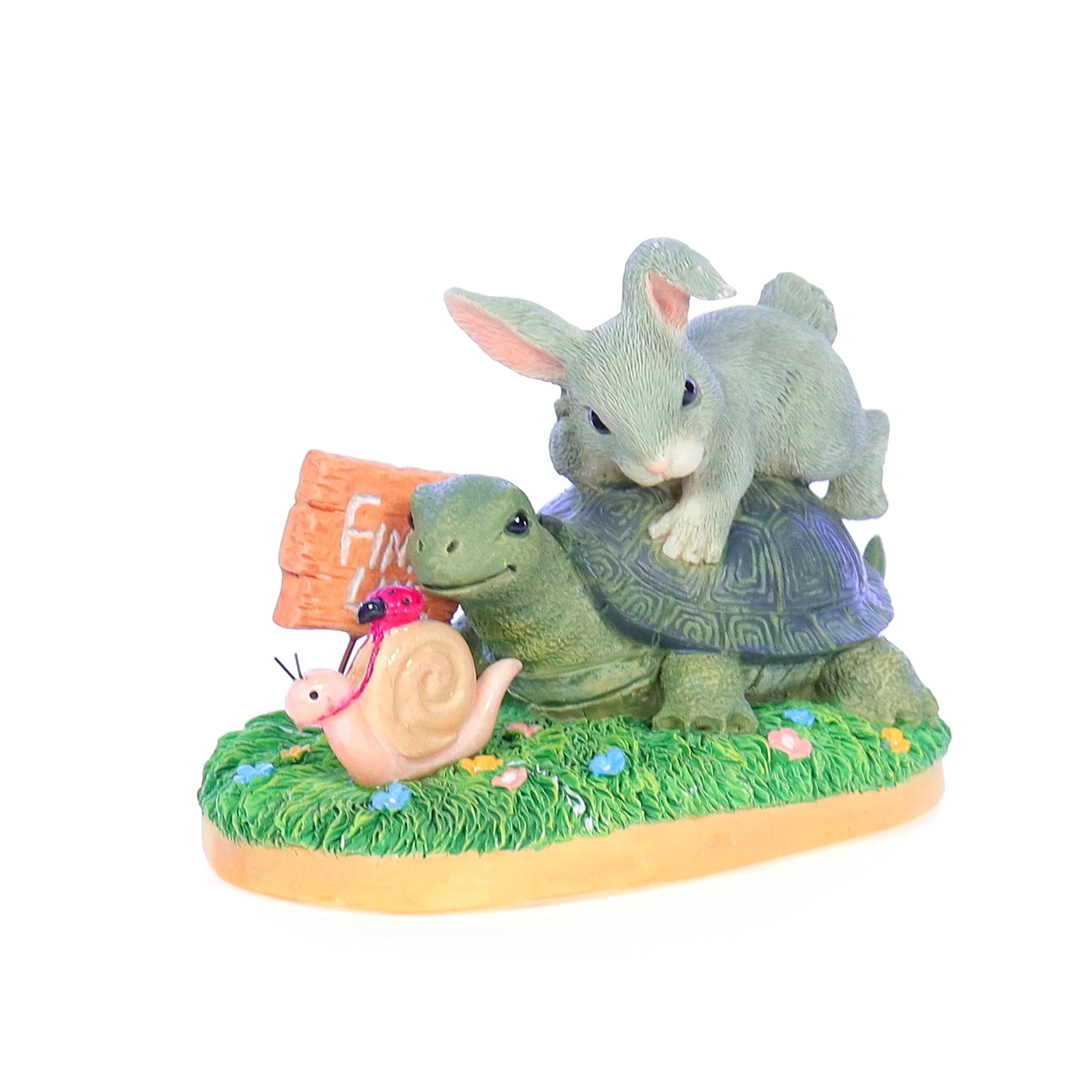 Charming Tails Vintage Resin Figurine 89/716 Steady Wins The Race 2.75" - Image 8