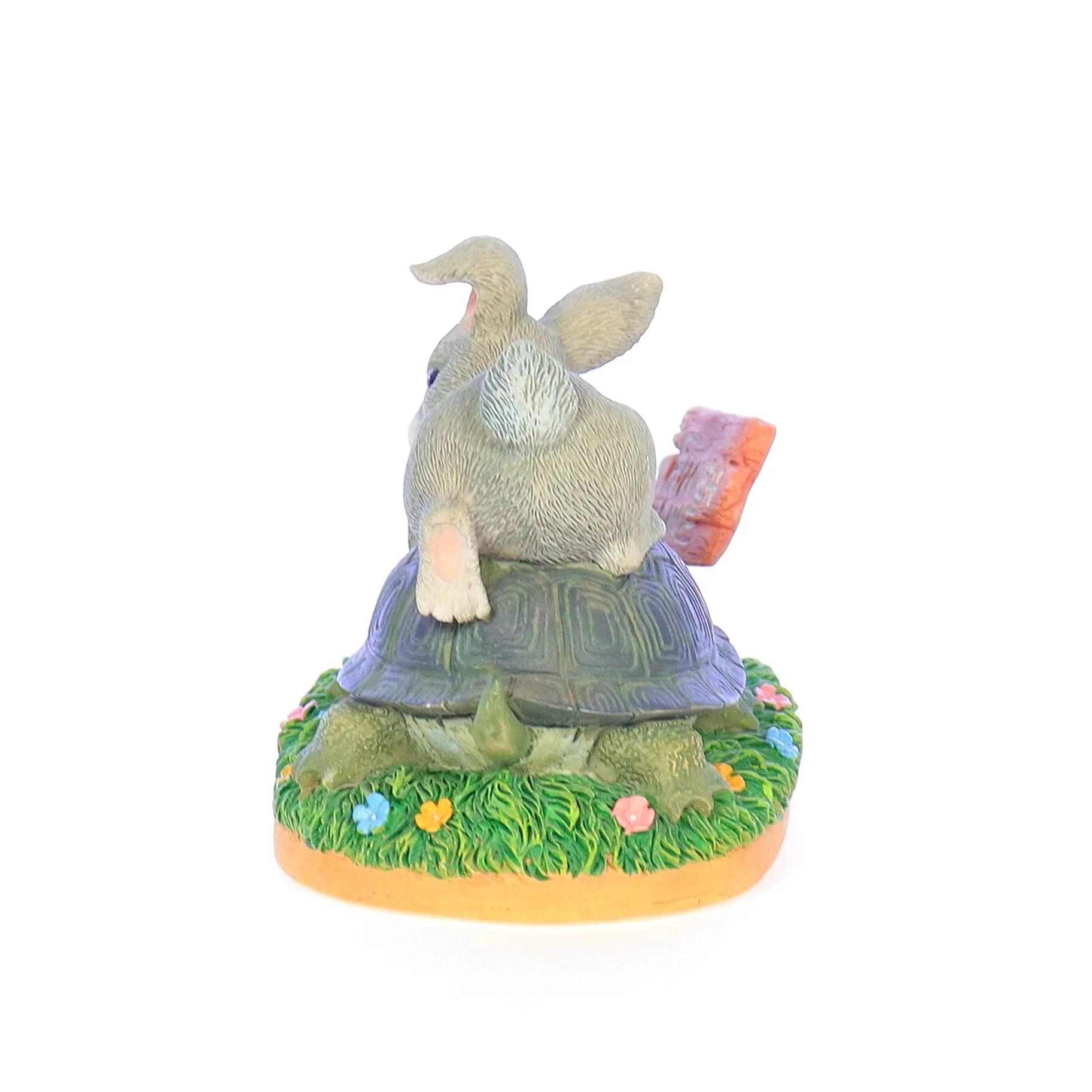 Charming Tails Vintage Resin Figurine 89/716 Steady Wins The Race Signed 2.75" - Image 3