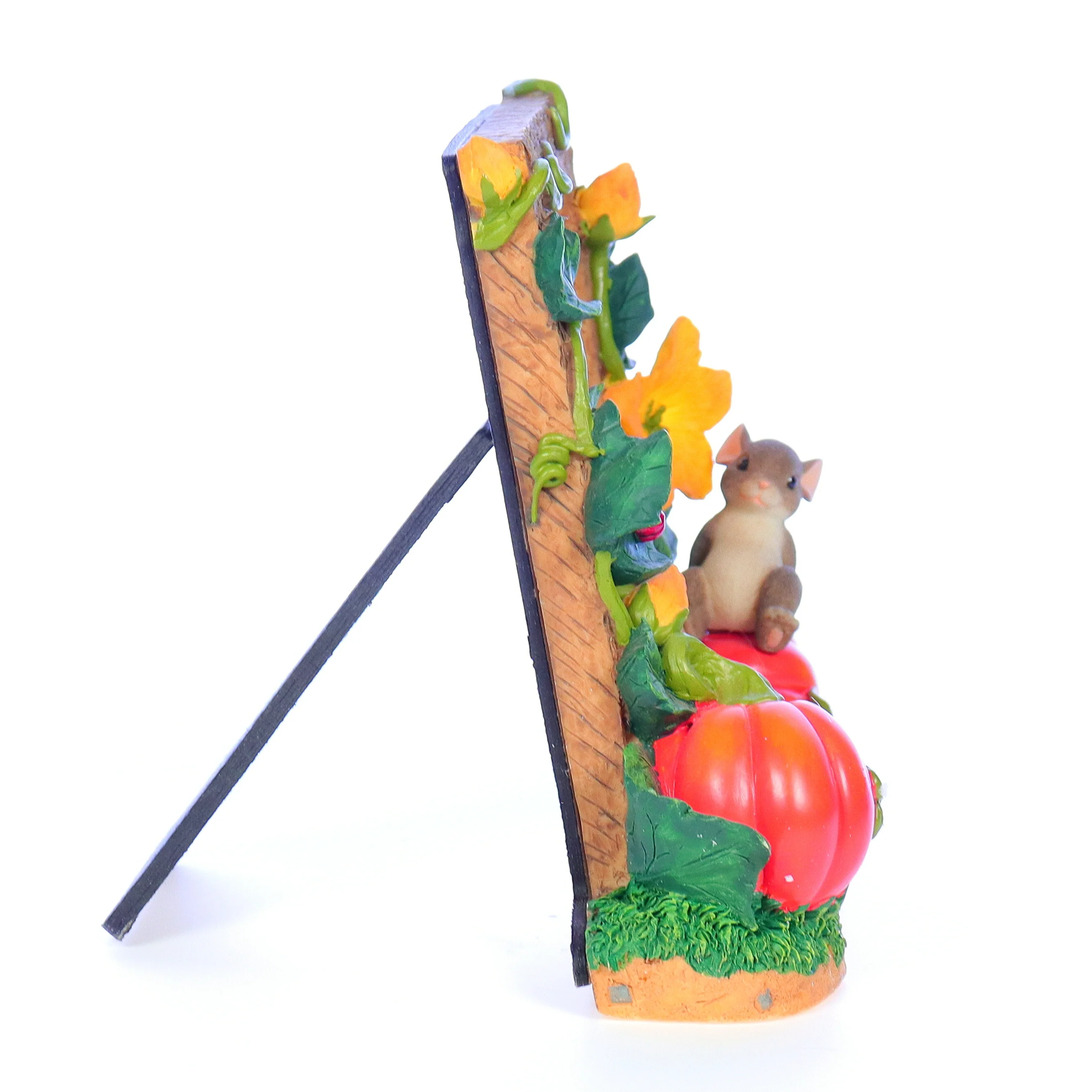 Charming Tails Vintage Resin Fall Picture Frame 93/108 Pumpkin Harvest 5.5" - Image 7