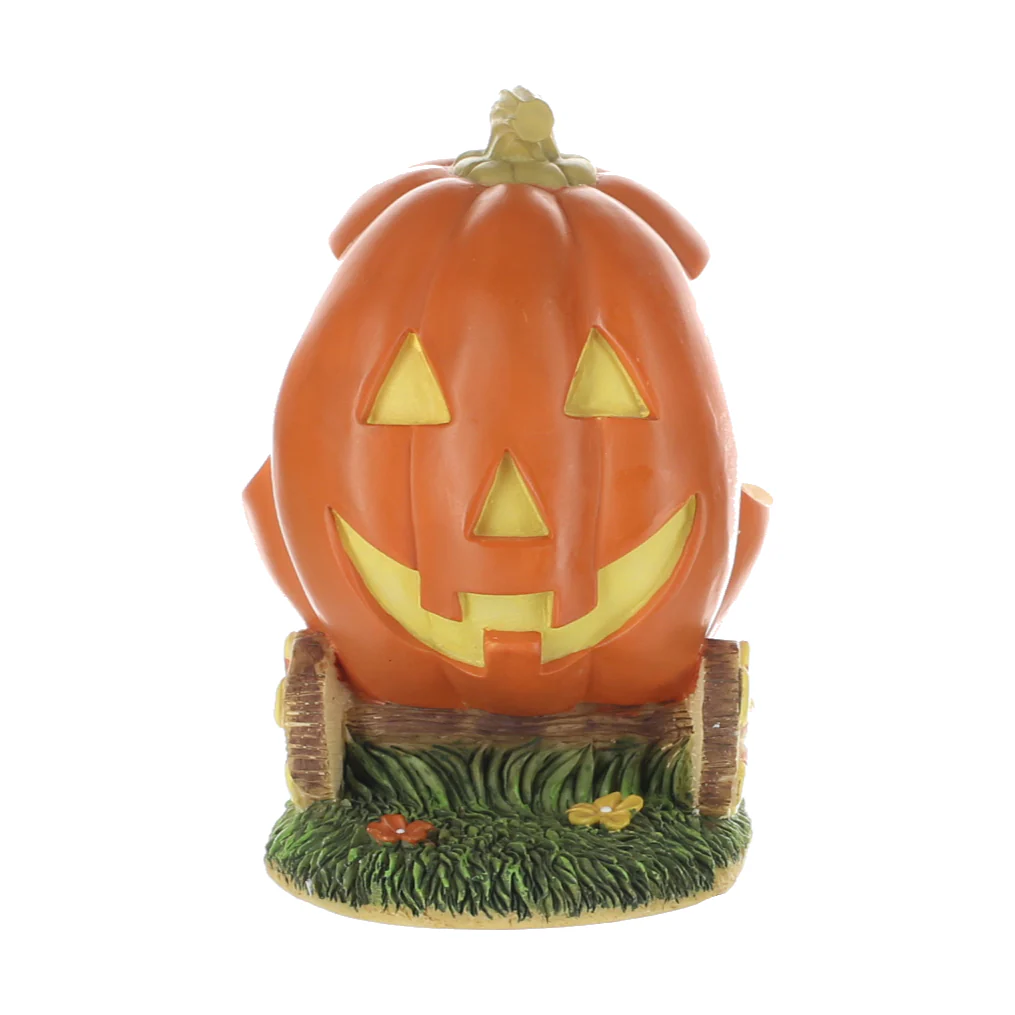 Charming Tails Vintage Resin Figurine Jack-O-Lantern Jalopy 85410 - Image 4