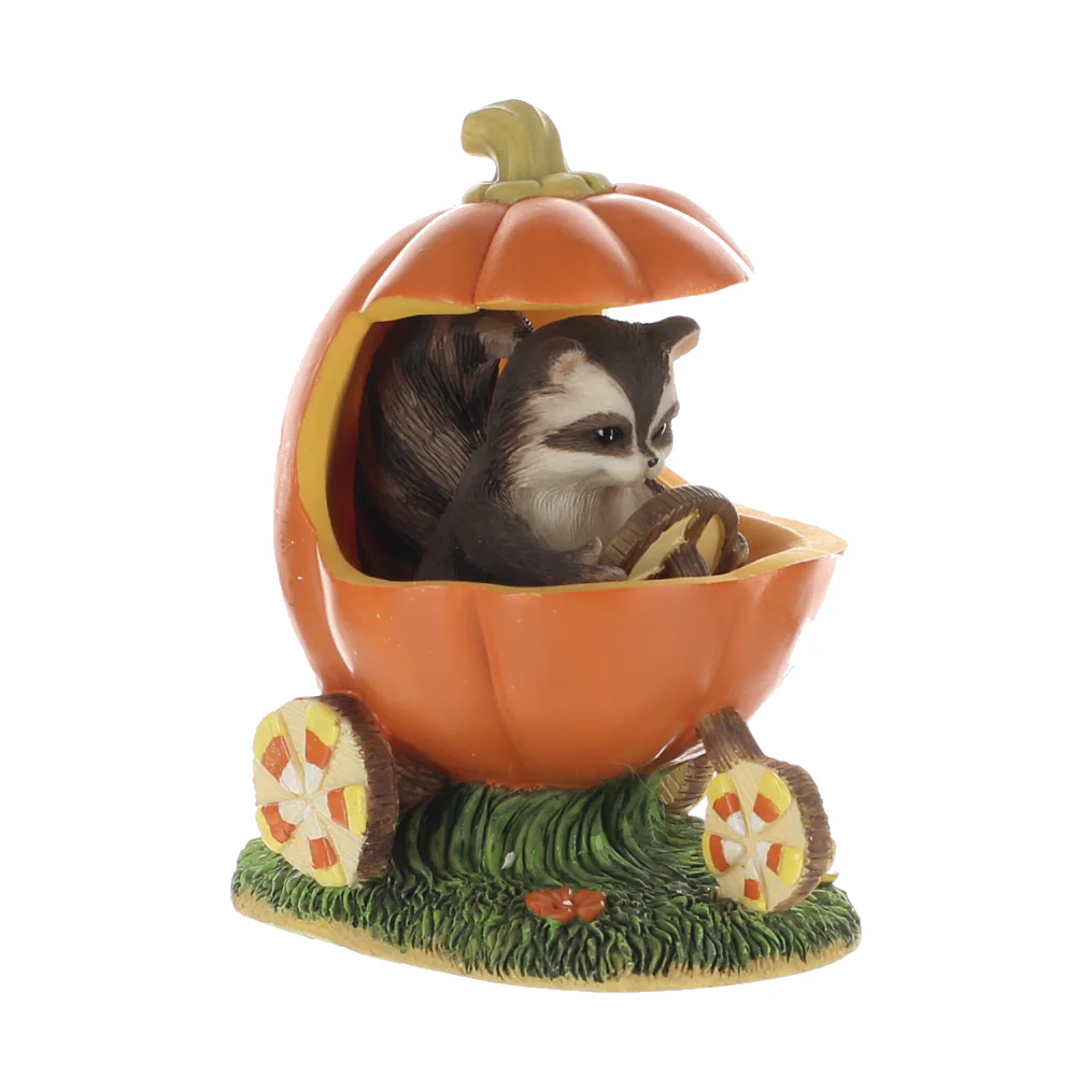 Charming Tails Vintage Resin Figurine Jack-O-Lantern Jalopy 85410 - Image 7