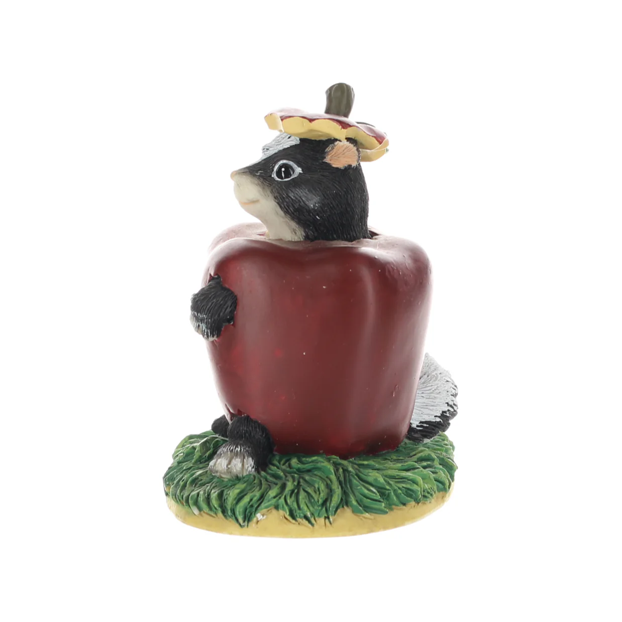 Charming Tails Vintage  Resin Figurine Stewart's Apple Costume Fig 85700 - Image 3