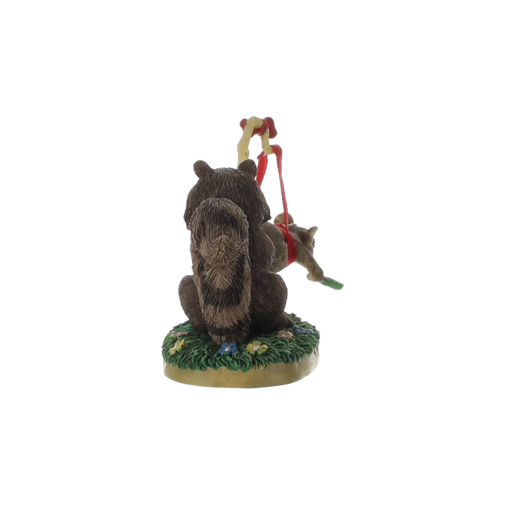 Charming Tails Vintage Resin Figurine Training Wings 87398 - Image 3