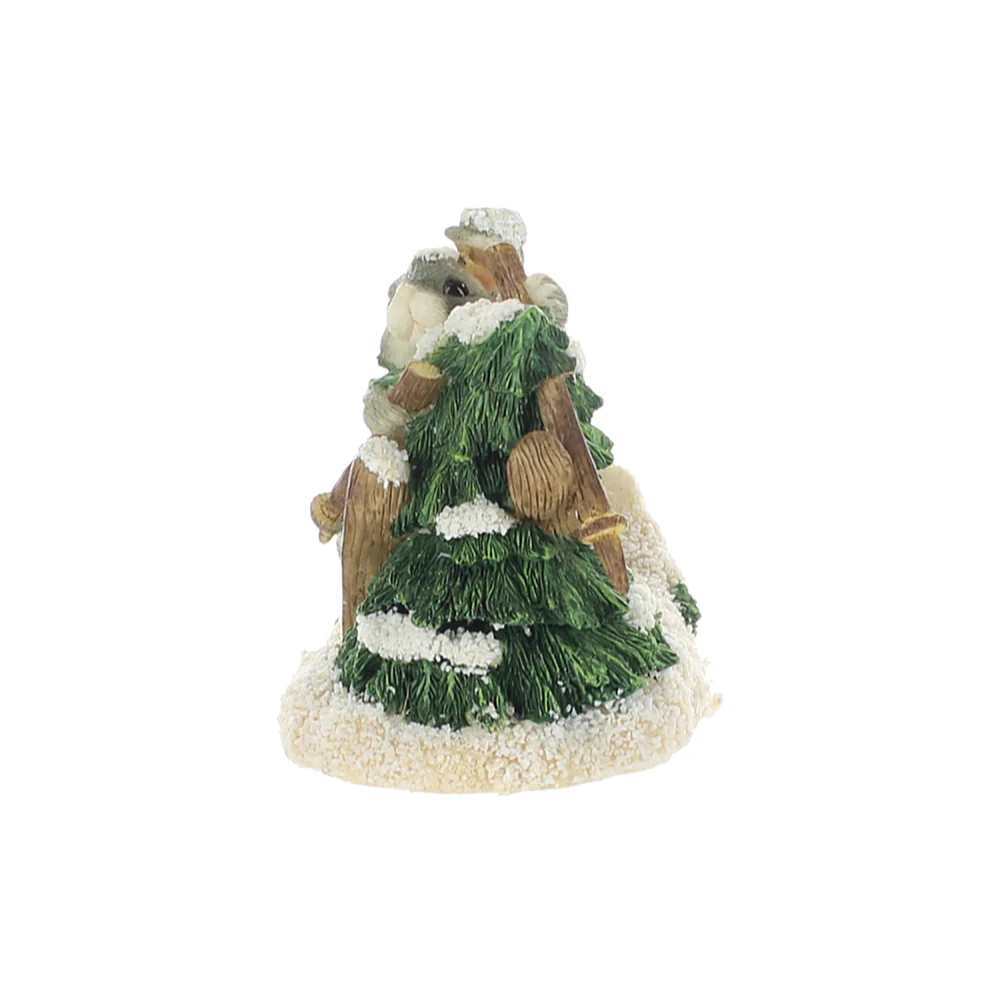 Charming Tails Vintage Resin Figurine Who Put That Tree There 87621 - Image 3