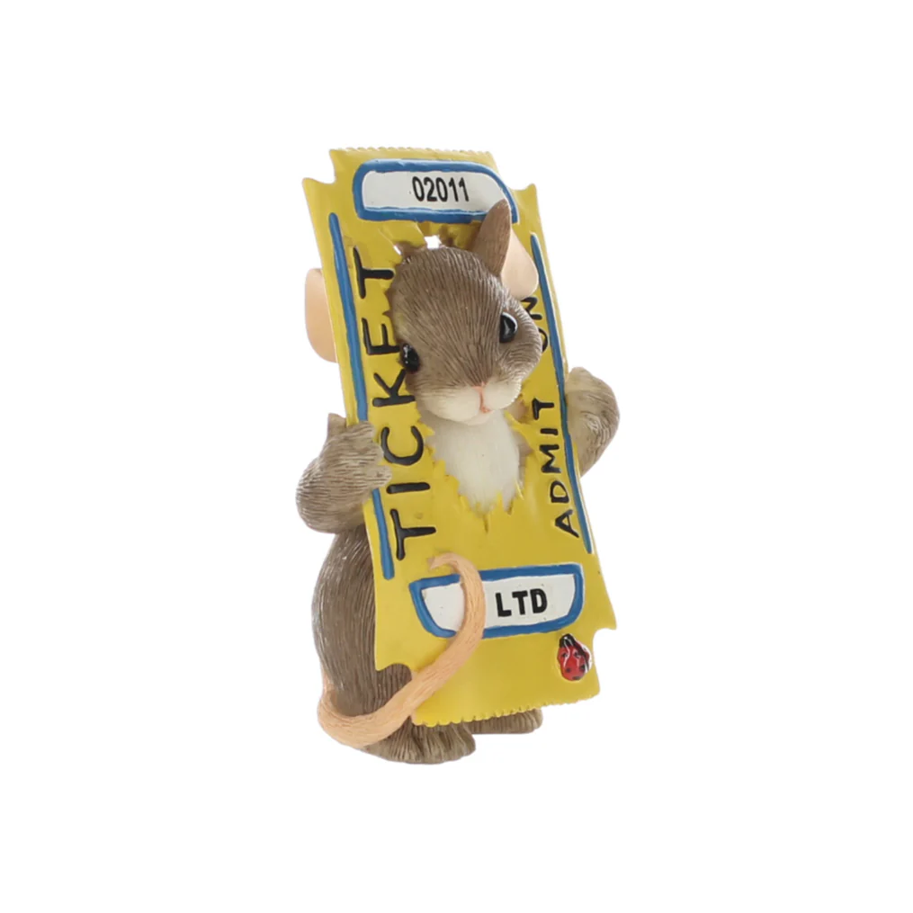Charming Tails Vintage 2004 Resin Figurine You're The Ticket 82/123 - Image 8