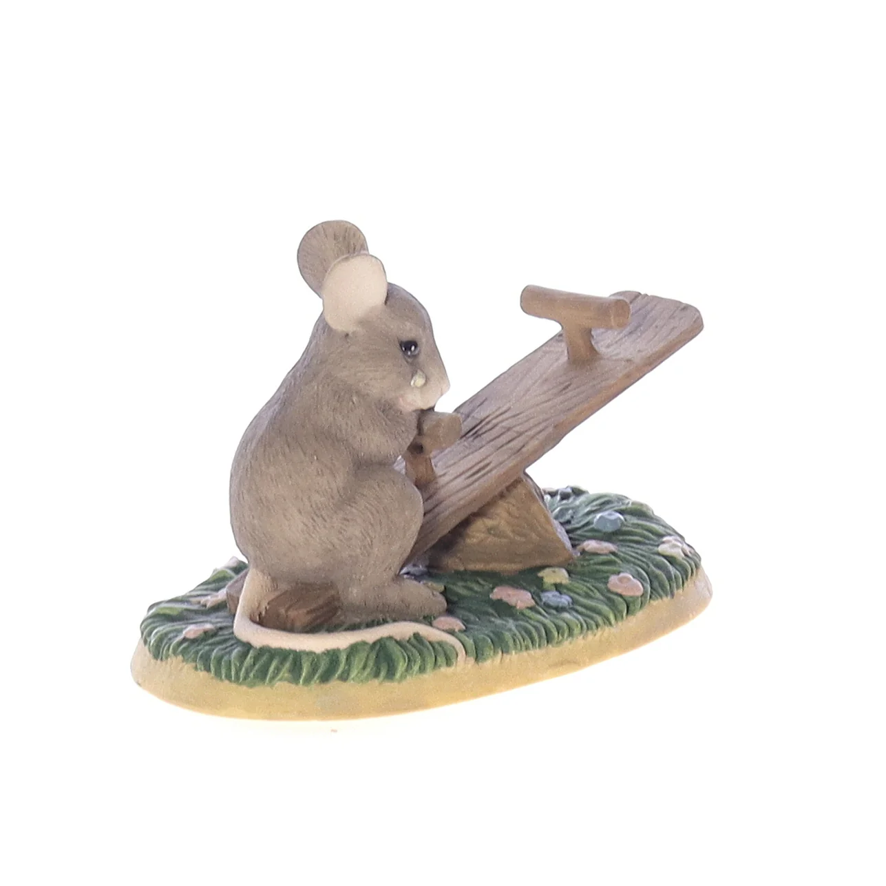 Charming Tails Vintage Resin Mouse Figurine silvestri_14 Lonely See Saw 2.5" - Image 8