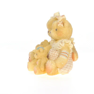 Cherished Teddies Vintage Resin Friendship Figurine 127981 1995 3" - Image 3