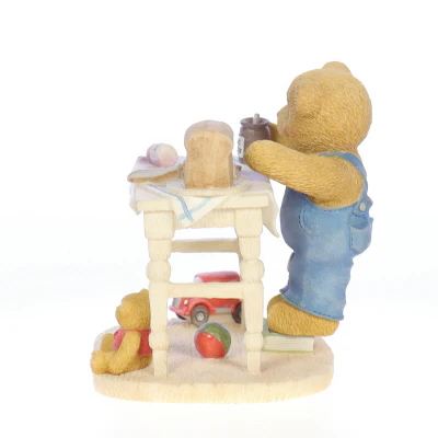 Cherished Teddies Vintage Resin Cooking Figurine 661856 1999 4" - Image 3