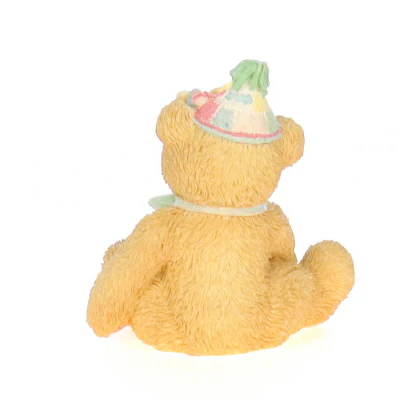 Cherished Teddies Vintage Resin Birthday Figurine 911321 1992 3" - Image 5