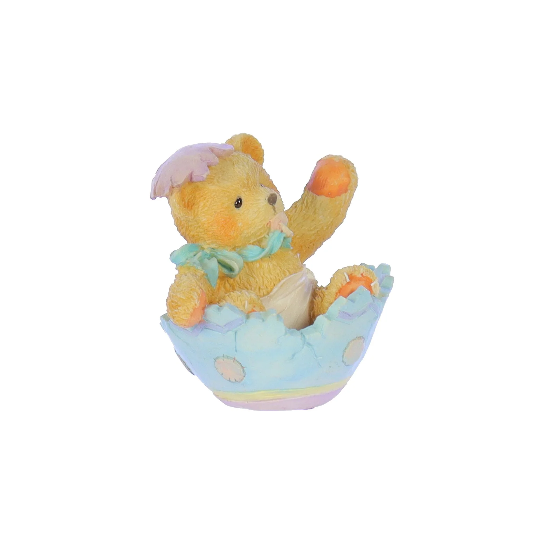 Cherished Teddies Vintage 1994 Resin Figurine Bunny - "Just In Time For Spring" - Image 8