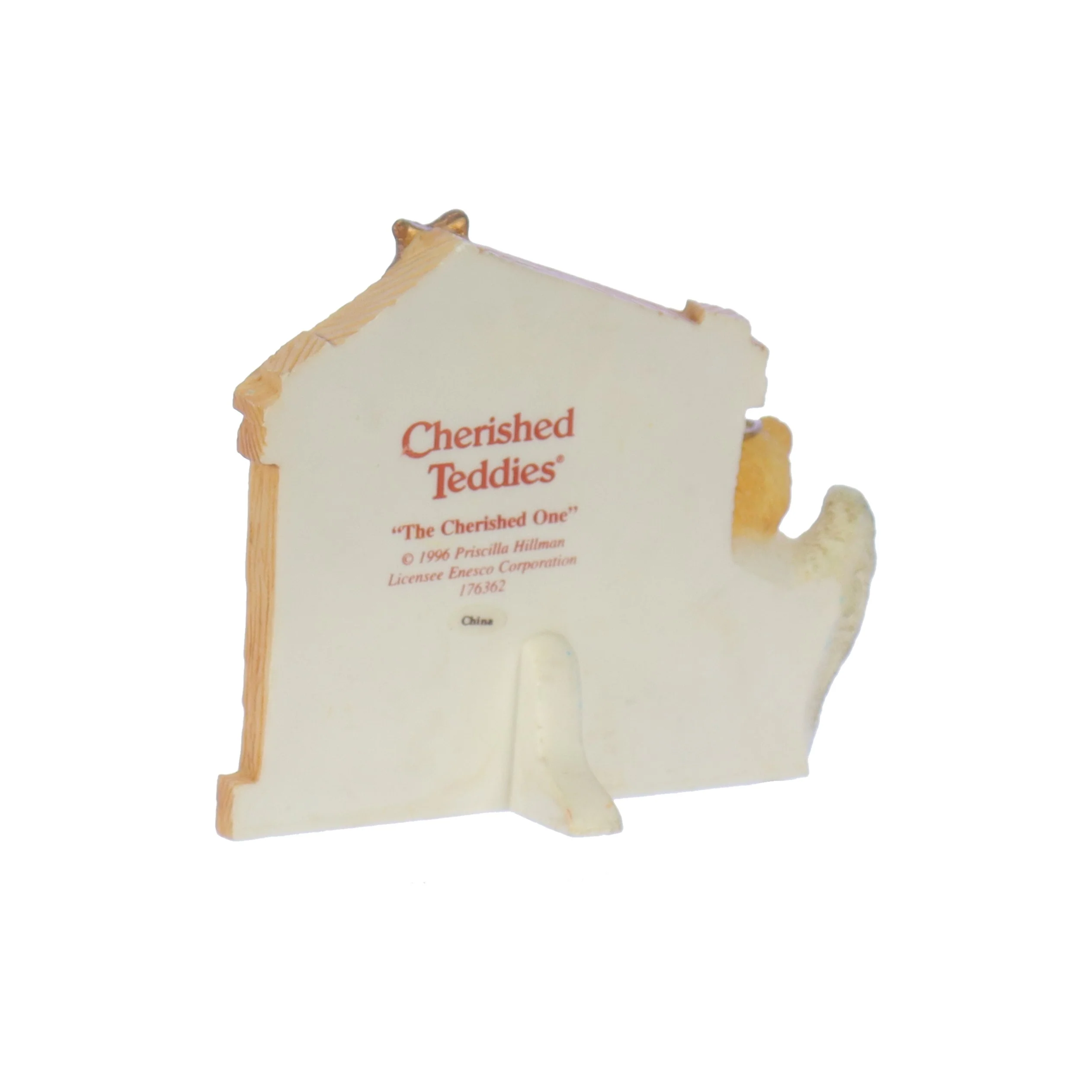Cherished Teddies Vintage 1996 Resin Figurine "The Cherished One" 176362 - Image 4