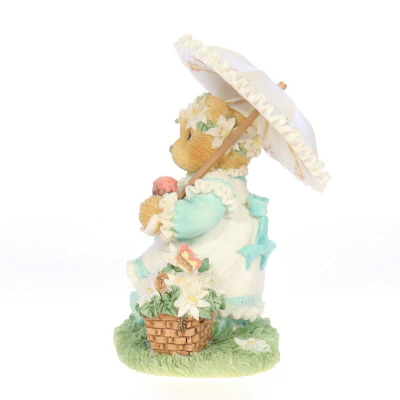 Cherished Teddies Vintage Resin Spring Figurine 1997 4.75" - Image 3
