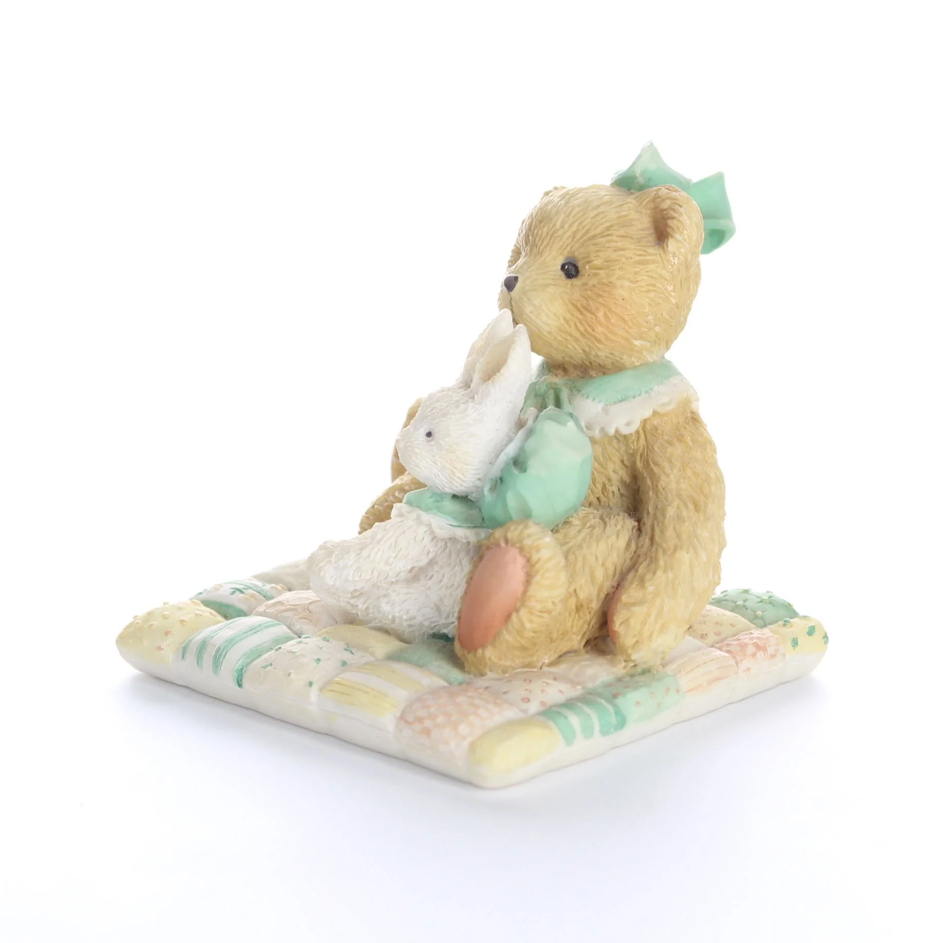 Cherished Teddies Vintage Easter Figurine Camille I'd Be Lost Without You 1991 - Image 2