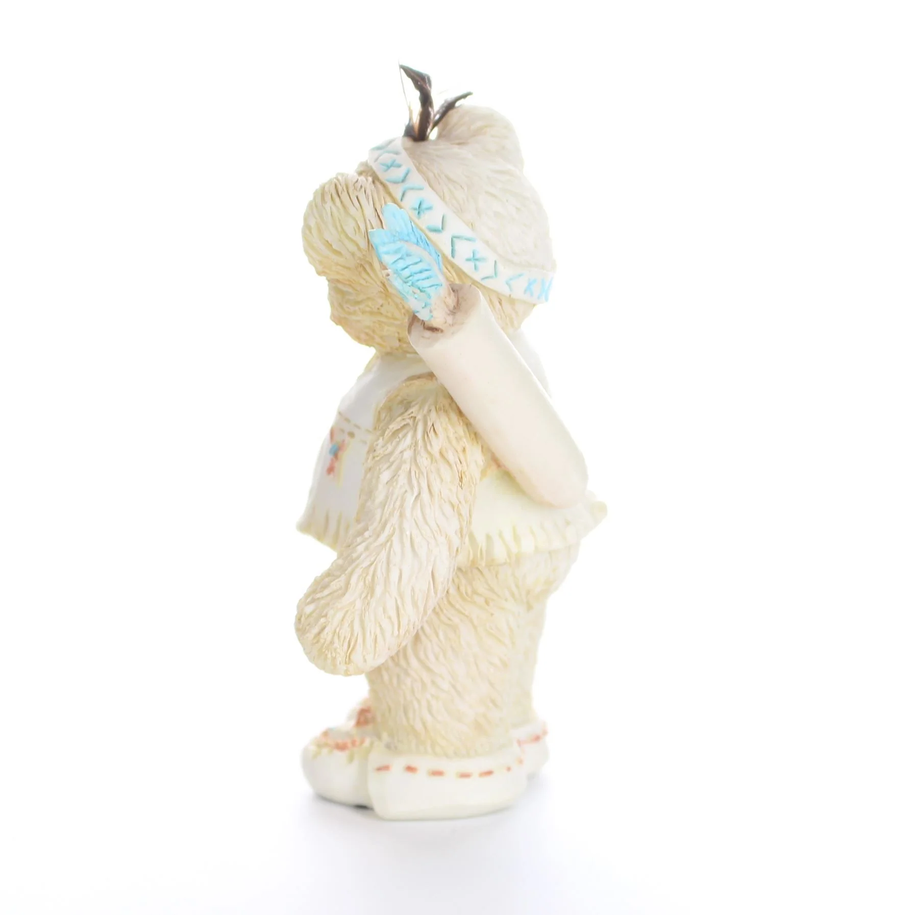 Cherished Teddies Vintage Figurine Wyatt I'm Called Little Running Bear 1994 - Image 4