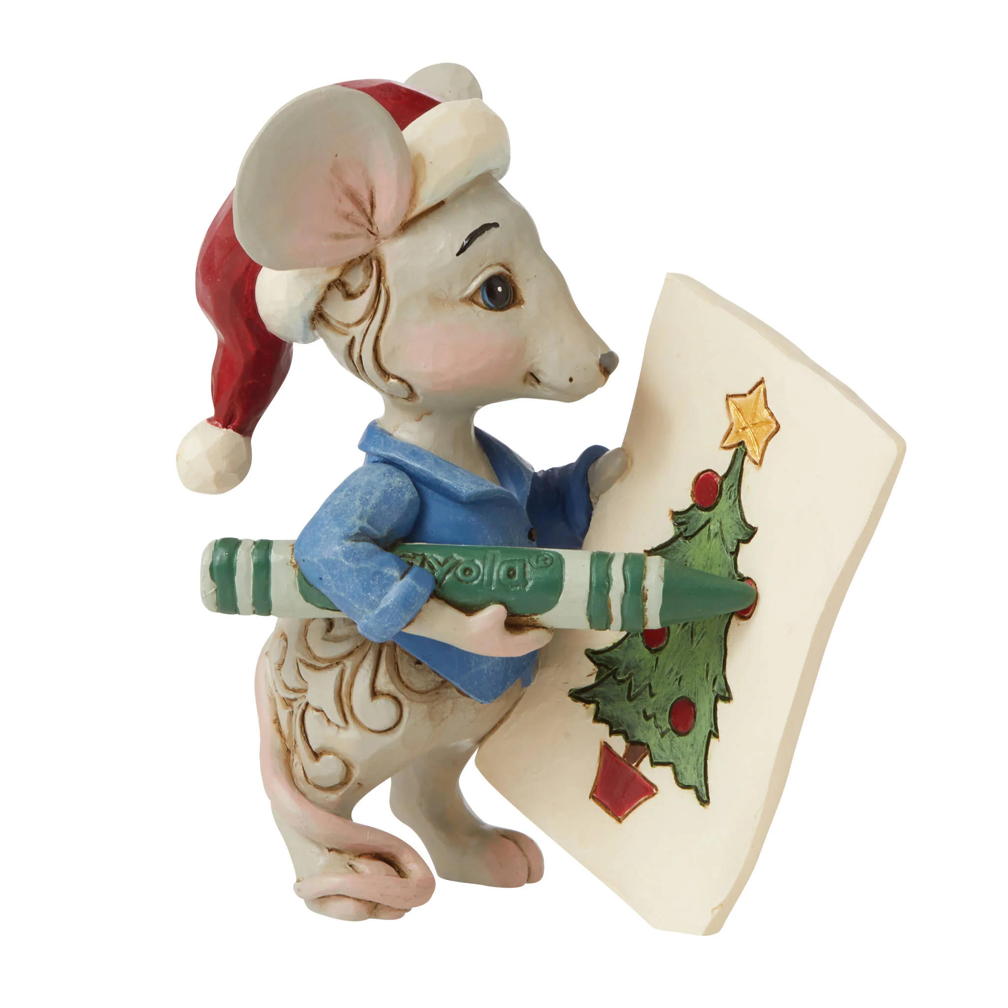 Crayola Christmas Mouse Mini Figurine