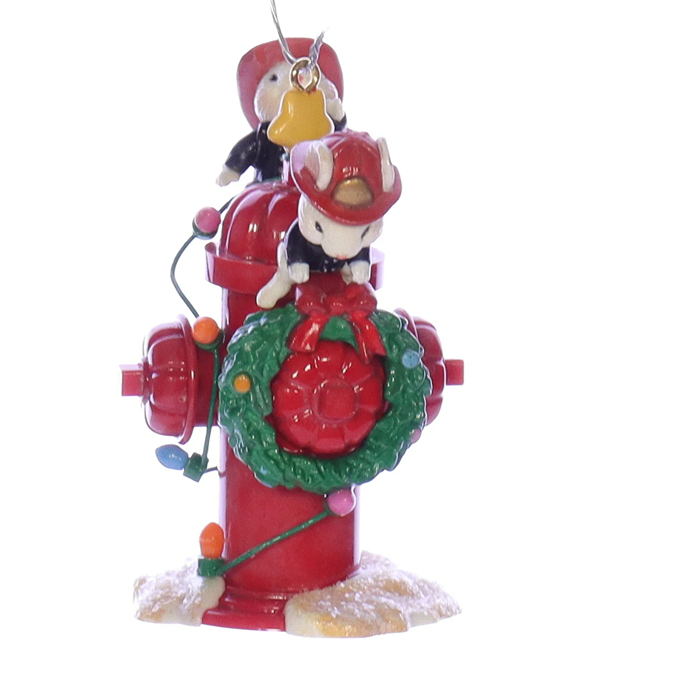 Enesco Treasury of Christmas Ornaments Vintage Artplas Mouse Ornament 573825 - Image 7
