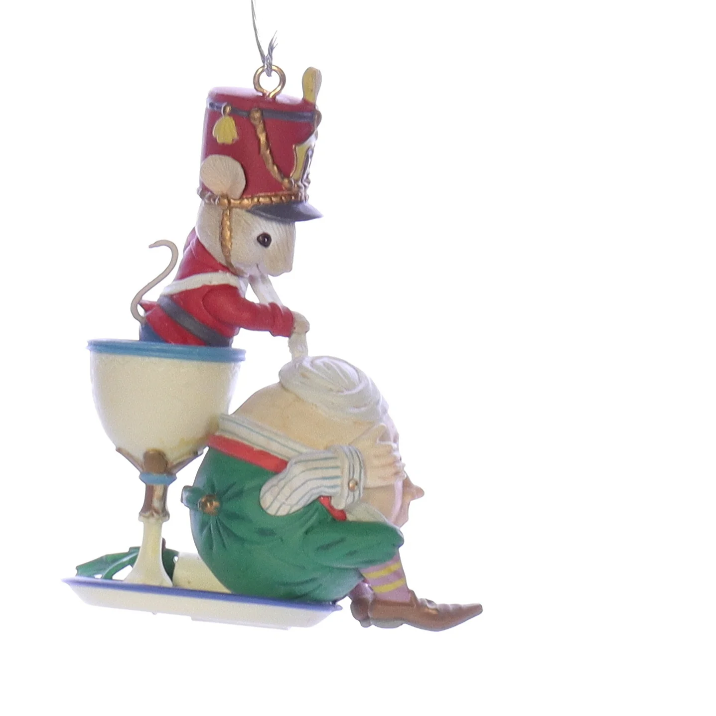 Enesco Treasury of Christmas Ornaments Vintage Artplas Mouse Ornament 574244 - Image 7