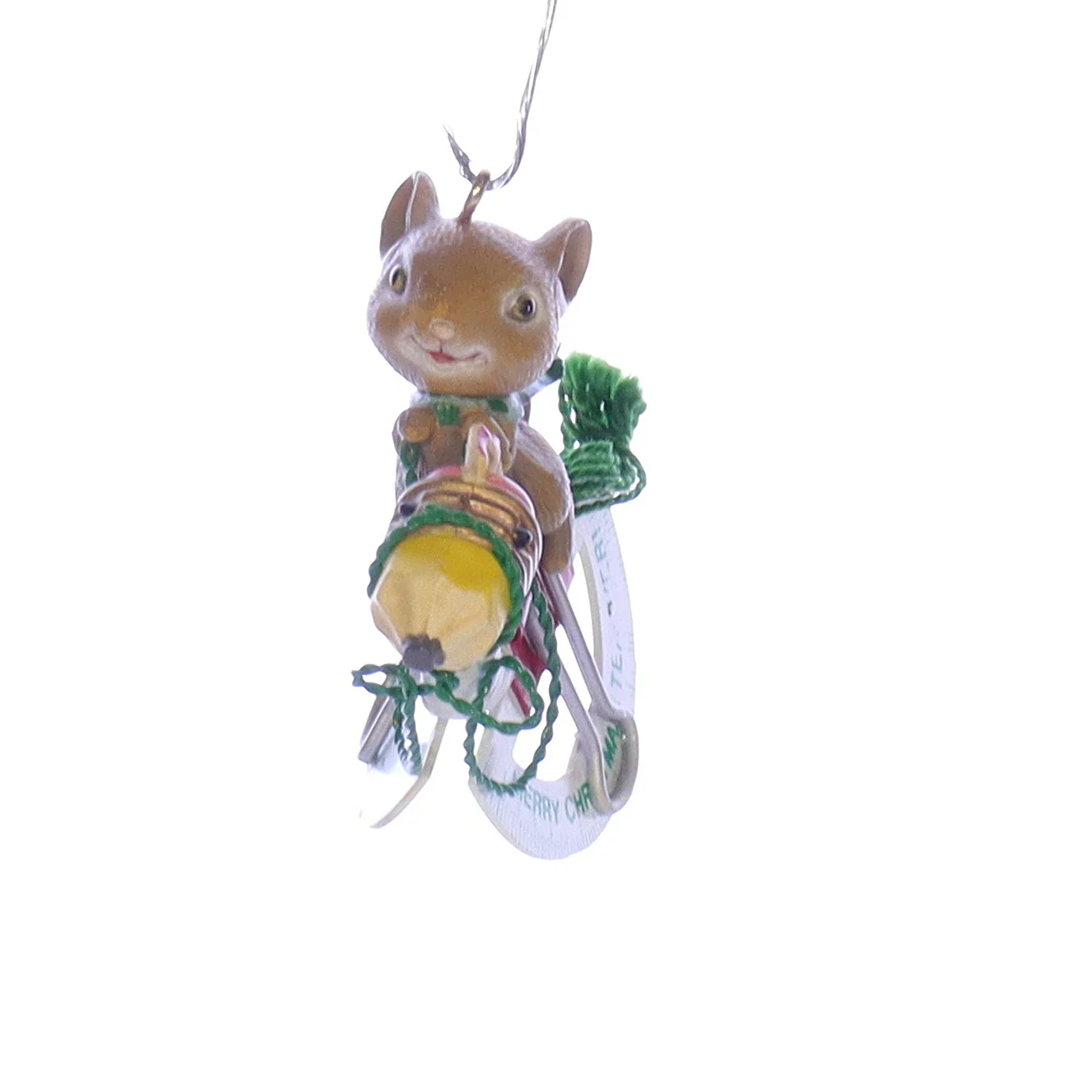 Enesco Treasury of Christmas Ornaments Vintage Artplas Mouse Figurine 830054 2.5" - Image 7