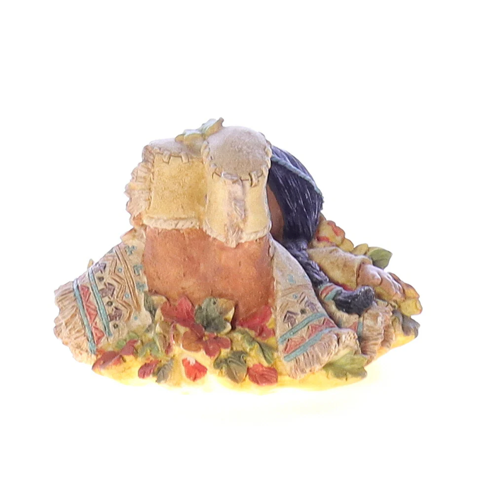 Friends of a Feather Vintage Resin Native American Figurine 145092 Leaf Dancer 2" - Image 3
