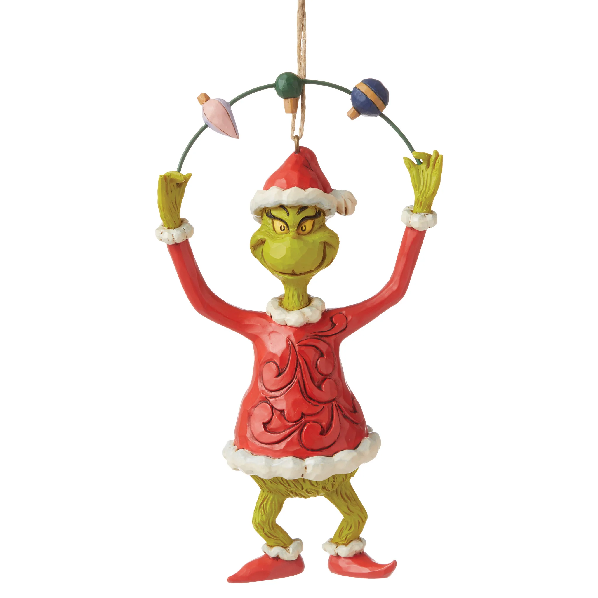 Grinch Juggling Ornaments