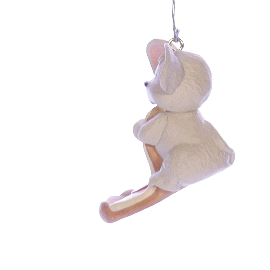 Hallmark Vintage Resin Christmas Ornament QX497-3 Pepperoni Mouse 1990 1.75" - Image 3