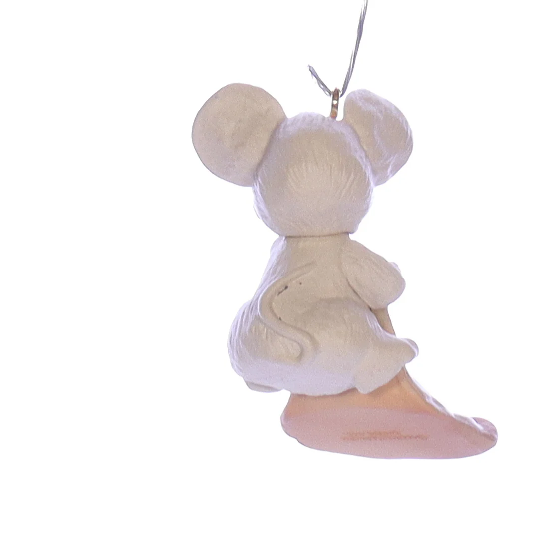 Hallmark Vintage Resin Christmas Ornament QX497-3 Pepperoni Mouse 1990 1.75" - Image 5