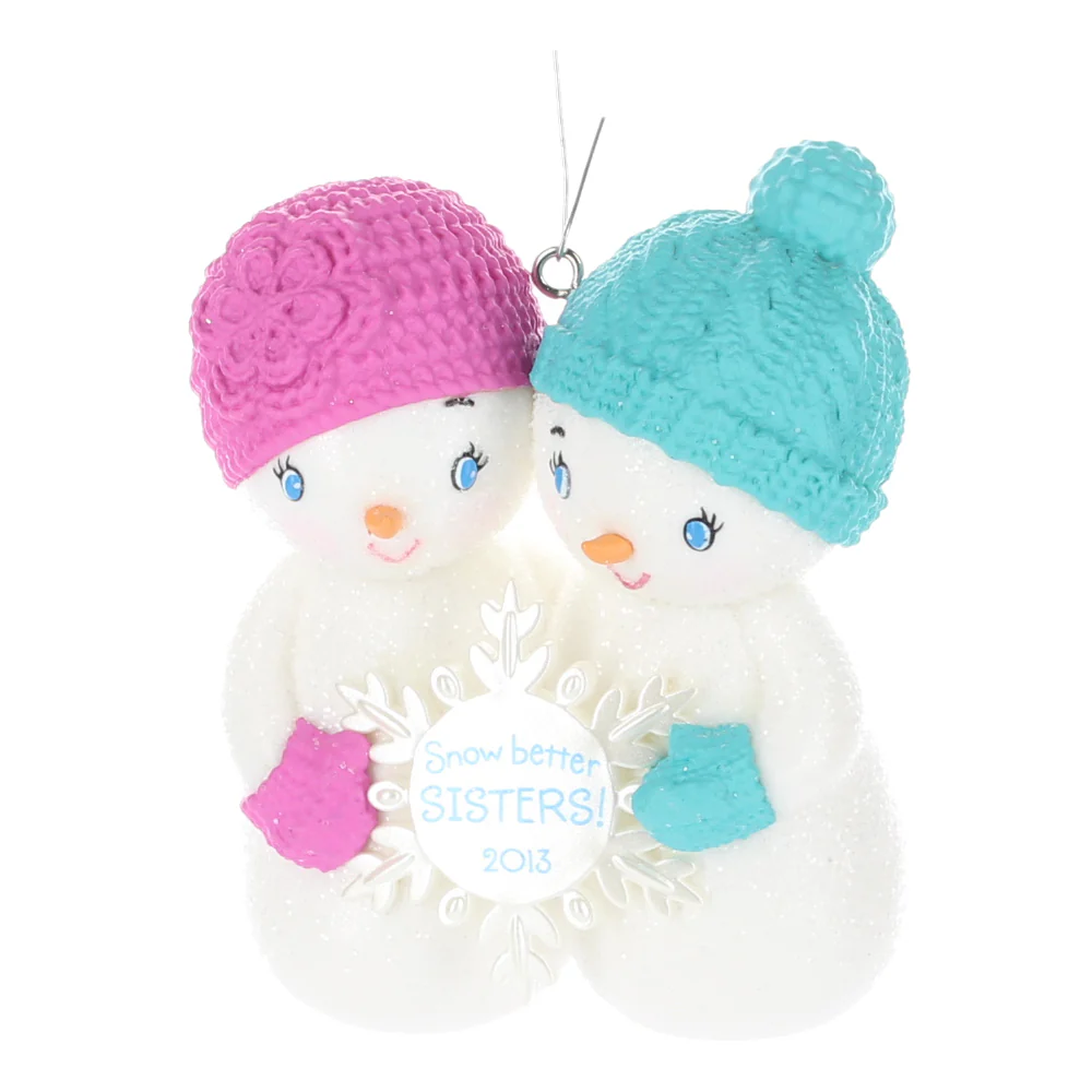 Hallmark Vintage 2013 Resin Figurine 2013-Snow Better Sisters QXG1945