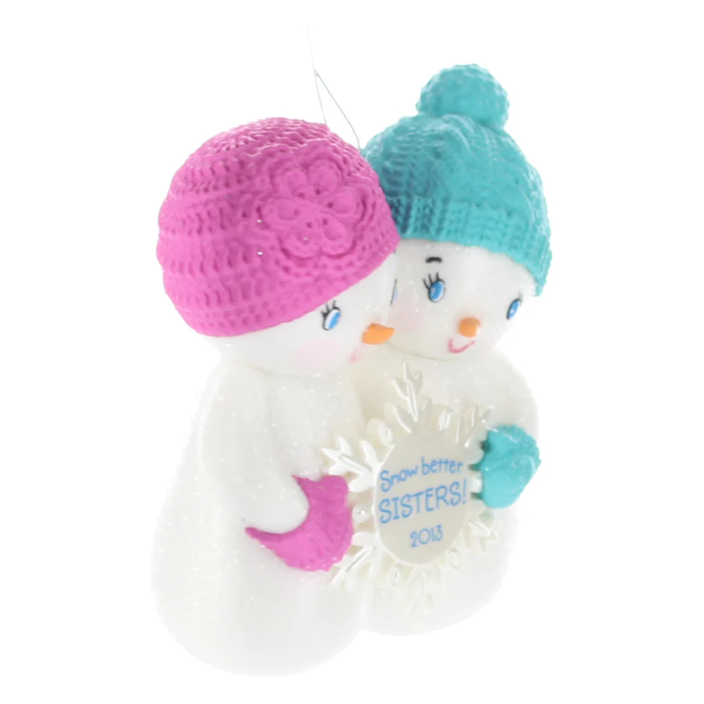 Hallmark Vintage 2013 Resin Figurine 2013-Snow Better Sisters QXG1945 - Image 8