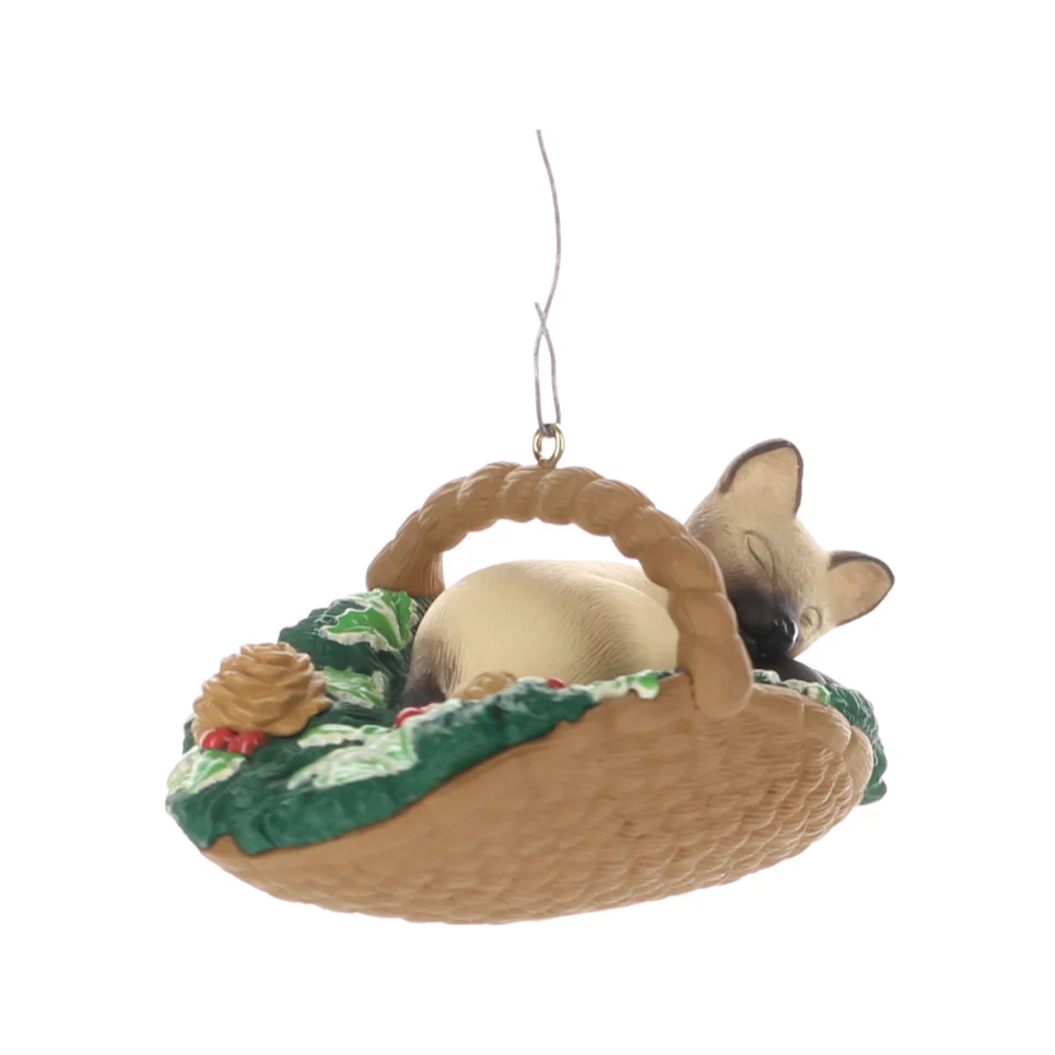 Hallmark Vintage 1996 Resin Figurine Cat Naps QX5641 - Image 8