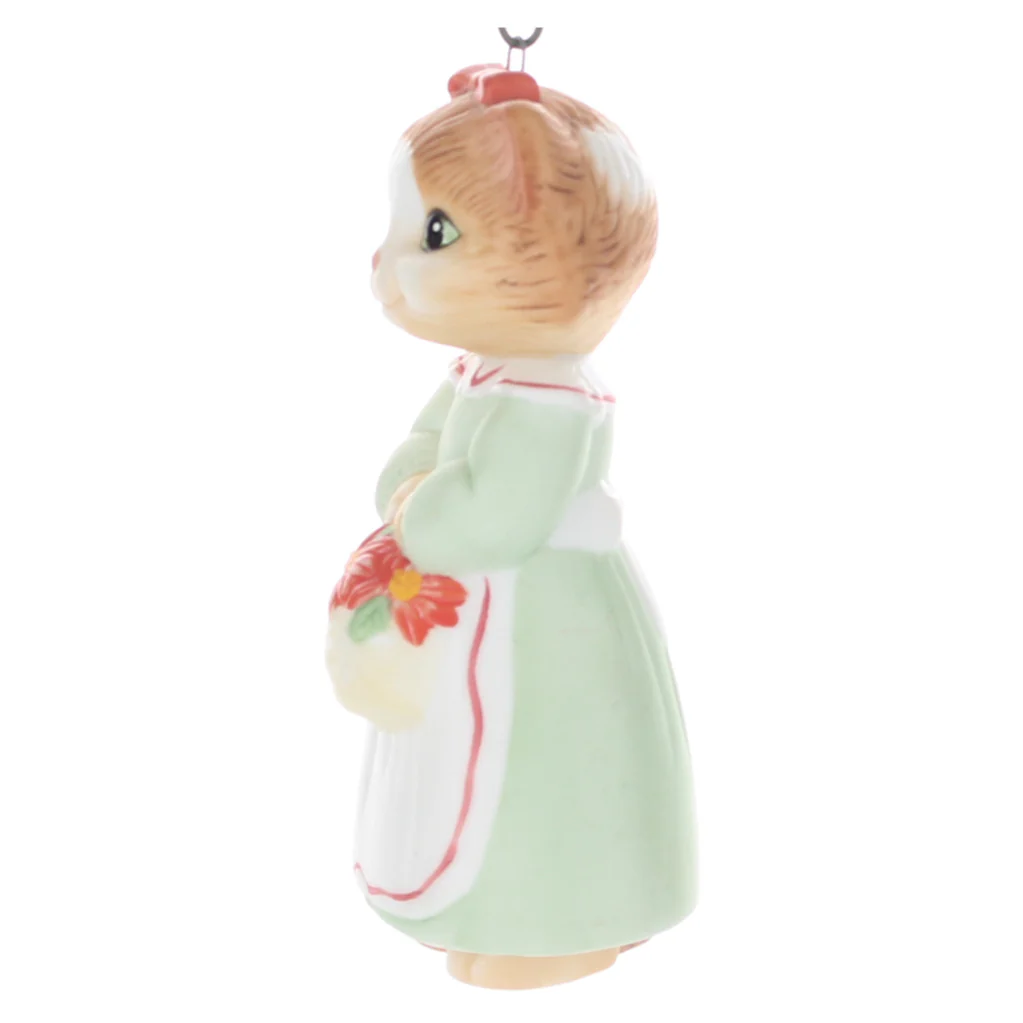 Hallmark Vintage  Resin Figurine Christmas Kitty QX544-5 - Image 2