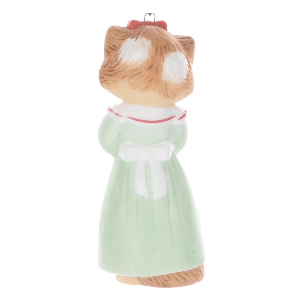 Hallmark Vintage  Resin Figurine Christmas Kitty QX544-5 - Image 4