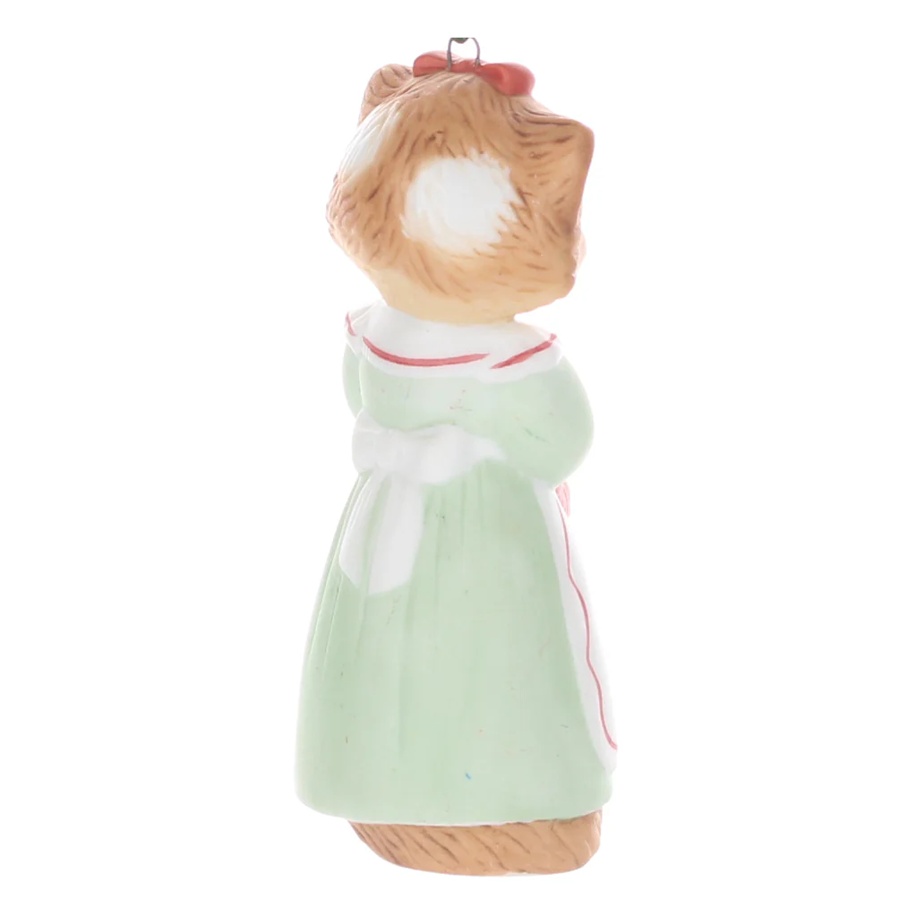 Hallmark Vintage  Resin Figurine Christmas Kitty QX544-5 - Image 5