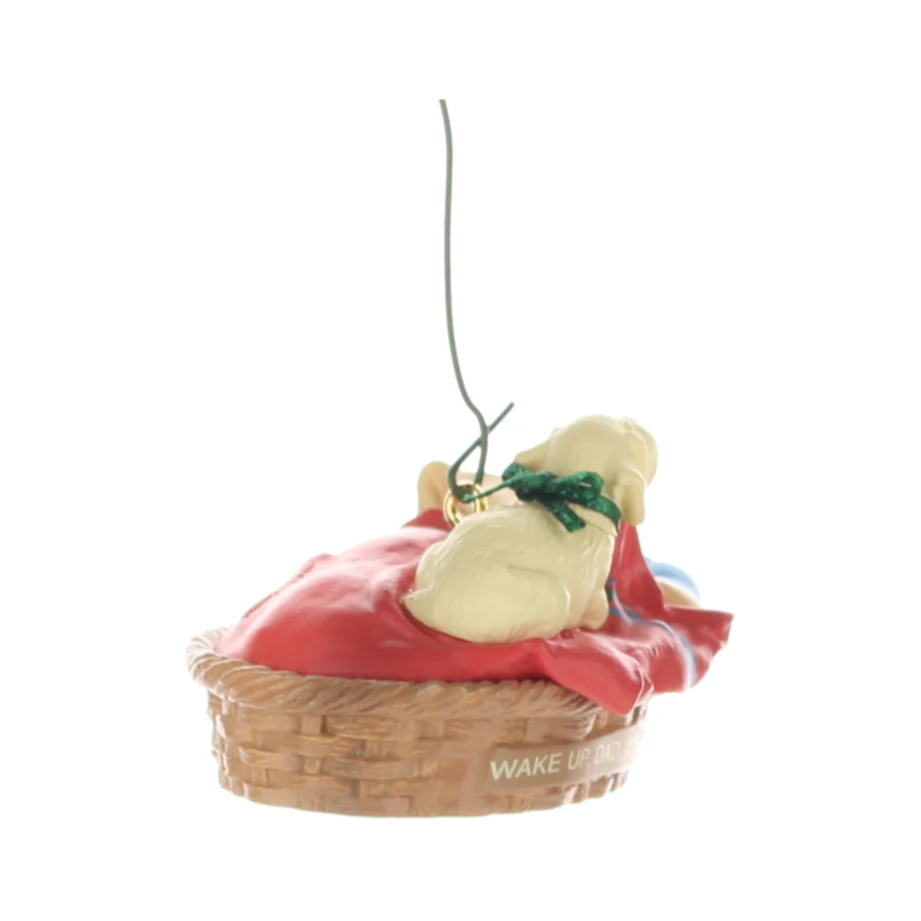 Hallmark Vintage 1993 Resin Figurine Wake Up Call QX526-2 - Image 6