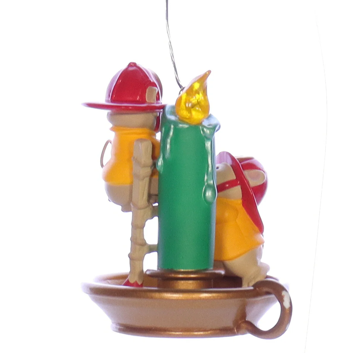 Hallmark Vintage Resin Christmas Ornament ZA309977 Flame Fighting Friends 1999 - Image 4