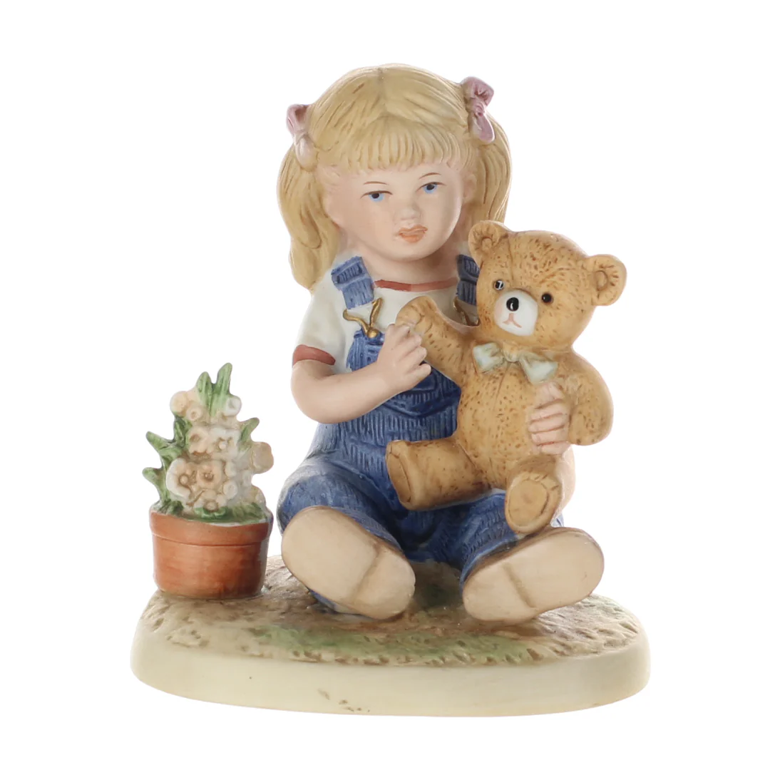 Homco Denim Days Vintage Porcelain Figurine Denim Days 1504