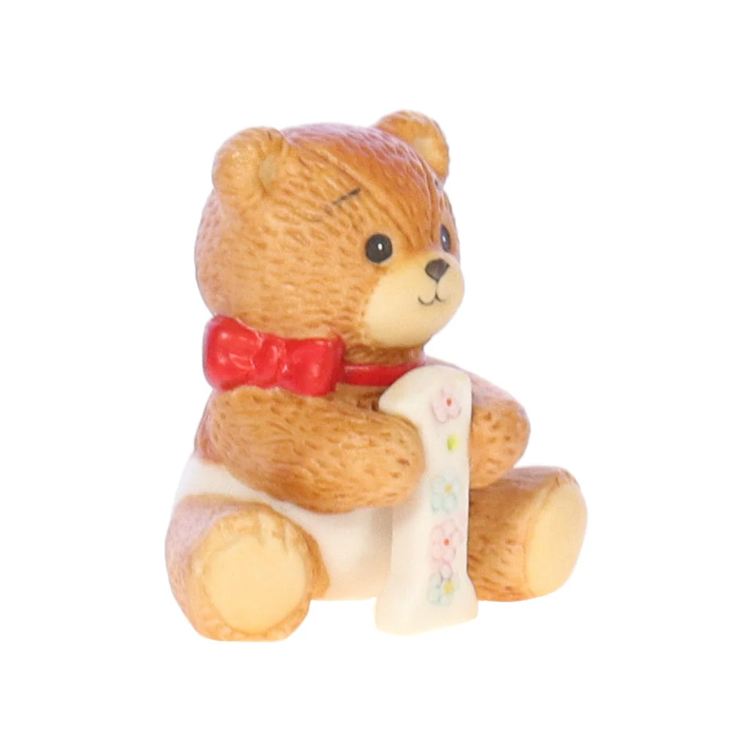 Lucy and Me Vintage 1982 Porcelain Figurine 1 Year Birthday Bear Lucy_And_Me_102 - Image 8