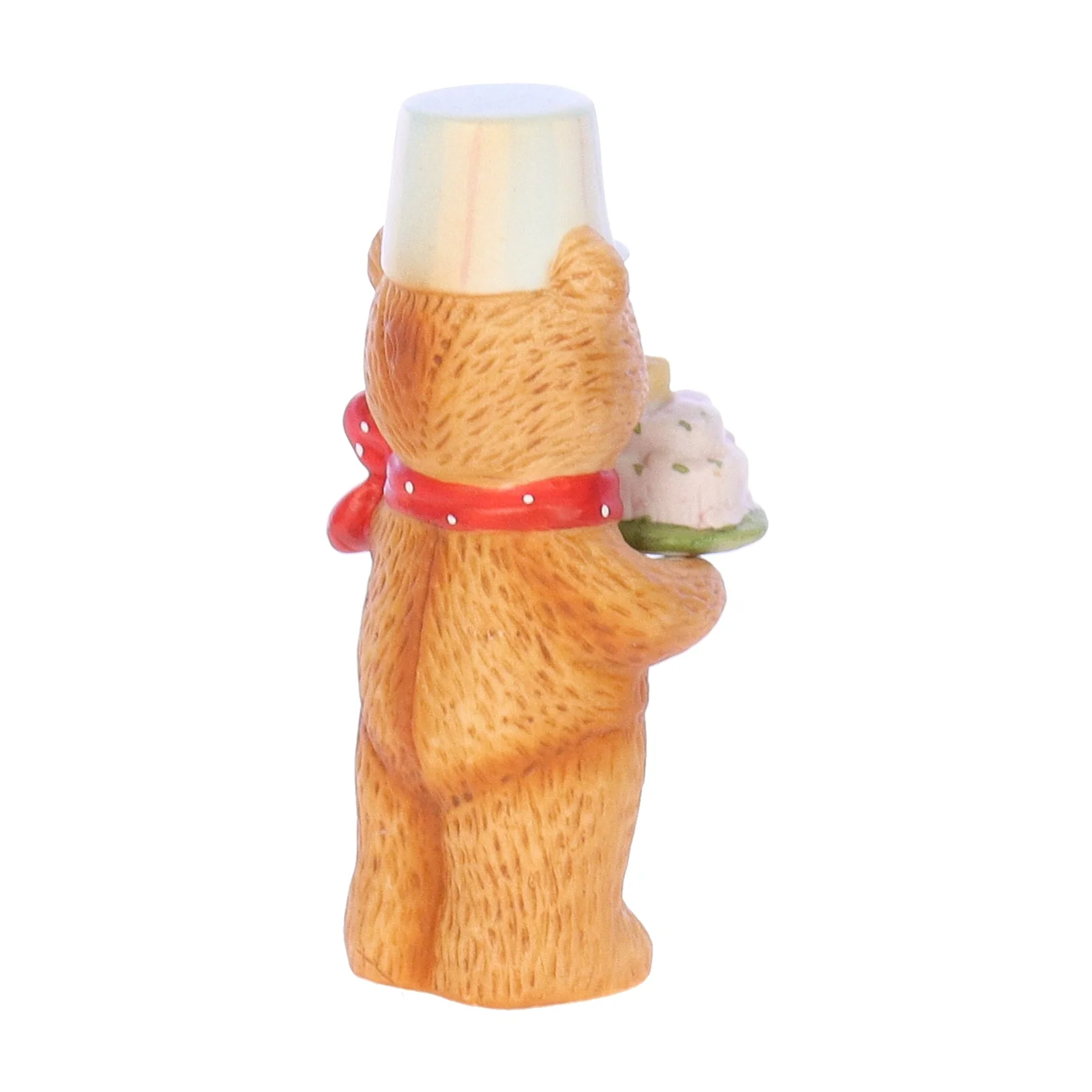 Lucy and Me Vintage 1982 Porcelain Figurine Baker Bear with Birthday Cake - Image 6