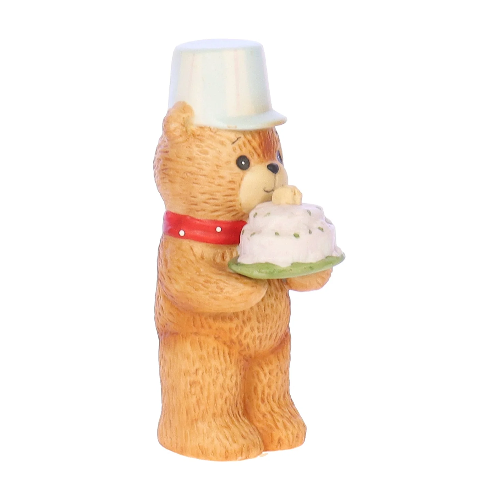 Lucy and Me Vintage 1982 Porcelain Figurine Baker Bear with Birthday Cake - Image 8
