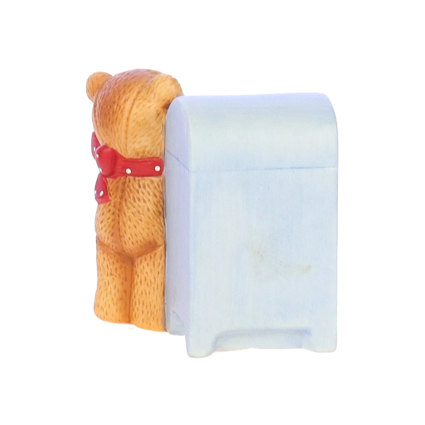 Lucy and Me Vintage 1982 Porcelain Figurine Bear with Mailbox and Letter - Image 6