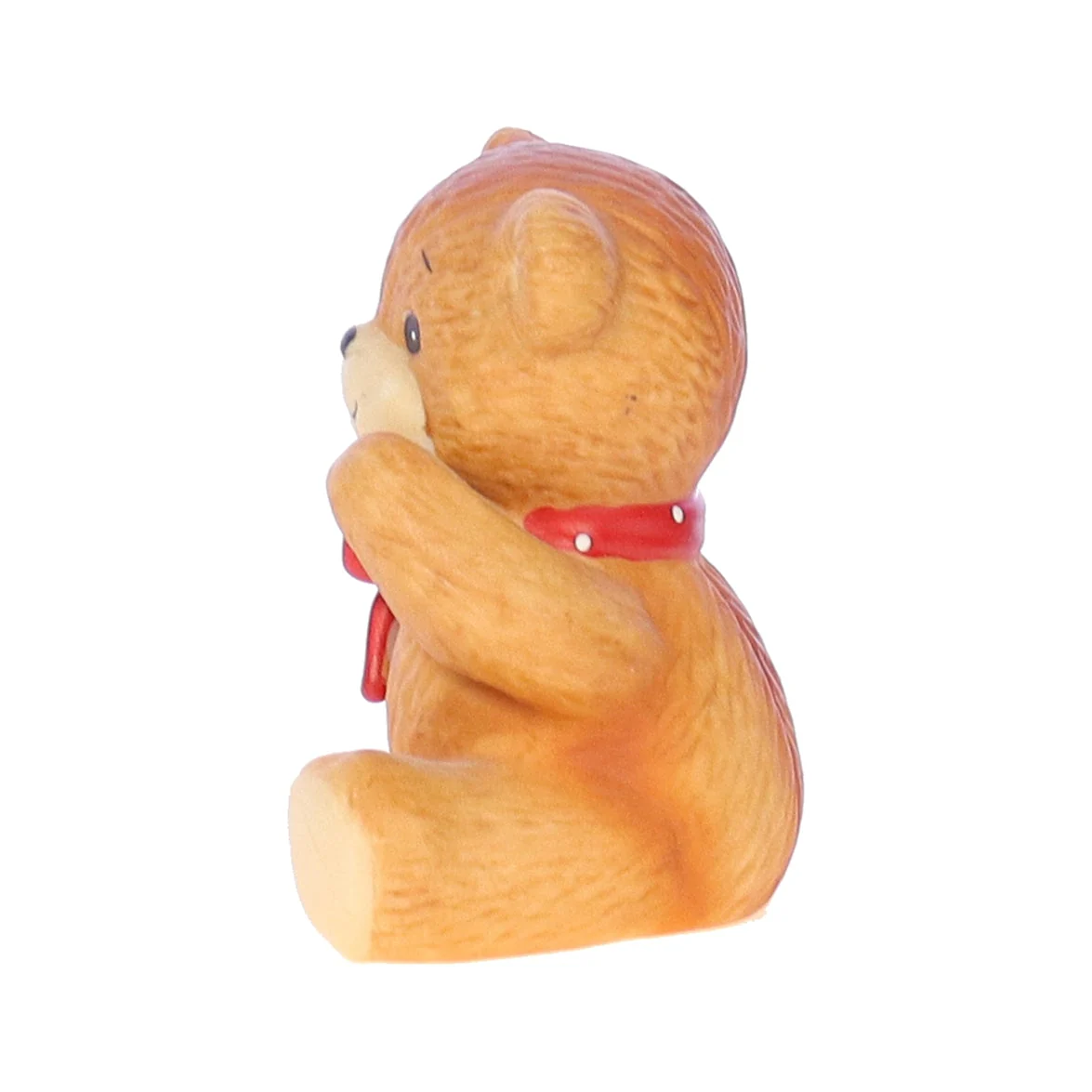 Lucy and Me Vintage 1982 Porcelain Figurine Bear with Red Bow Lucy_And_Me_131 - Image 3