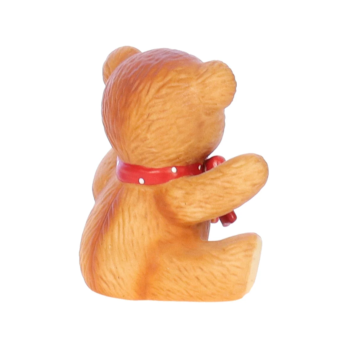 Lucy and Me Vintage 1982 Porcelain Figurine Bear with Red Bow Lucy_And_Me_131 - Image 6